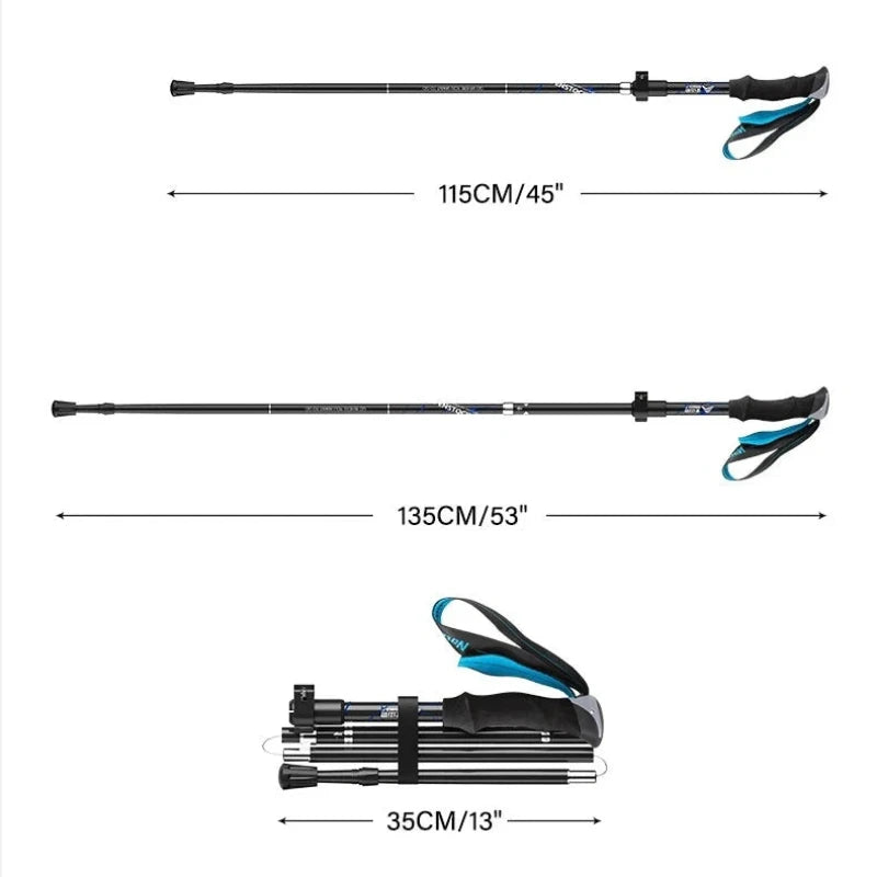 Bâtons de Randonnée Ultra Léger en Aluminium