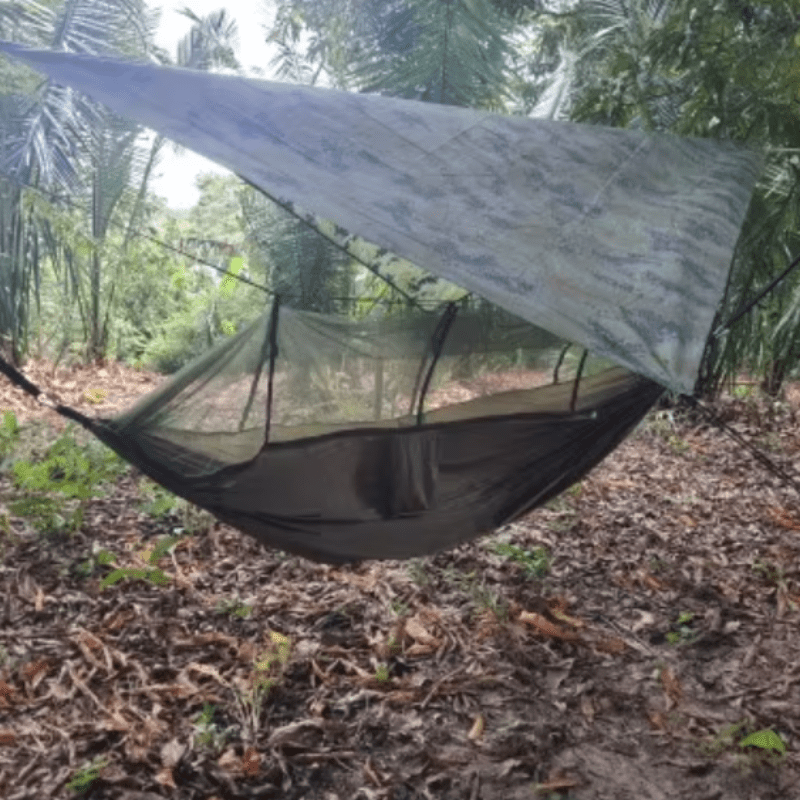 Hamac Moustiquaire avec Tarp survie