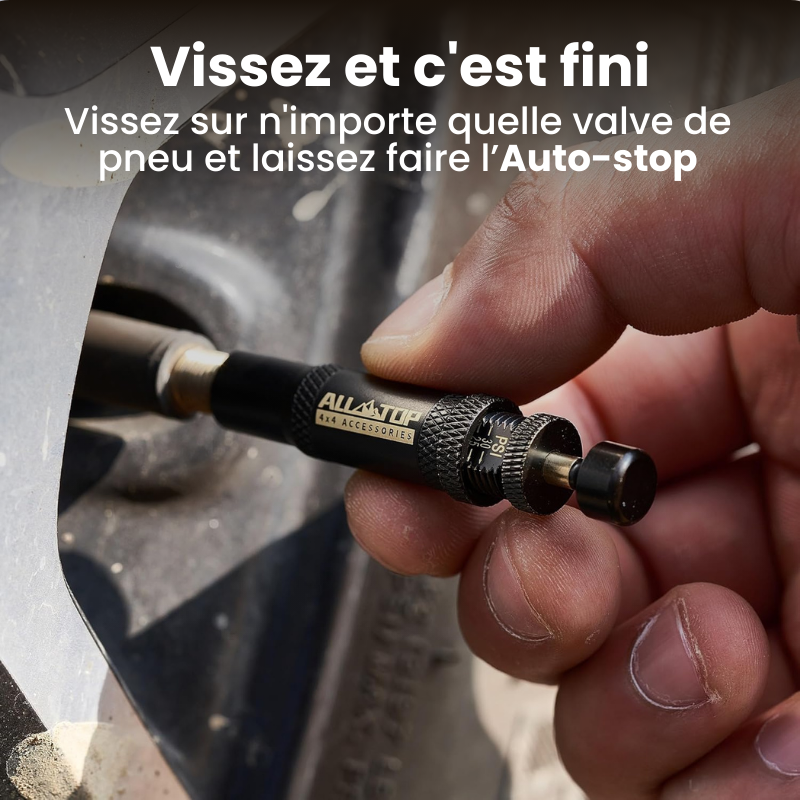 Kit 4 Valves de Dégonflage Auto-Stop