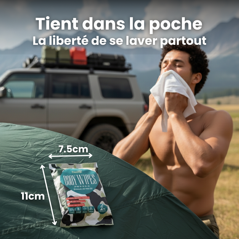 Lingettes Corporelles XXL Sans Rinçage