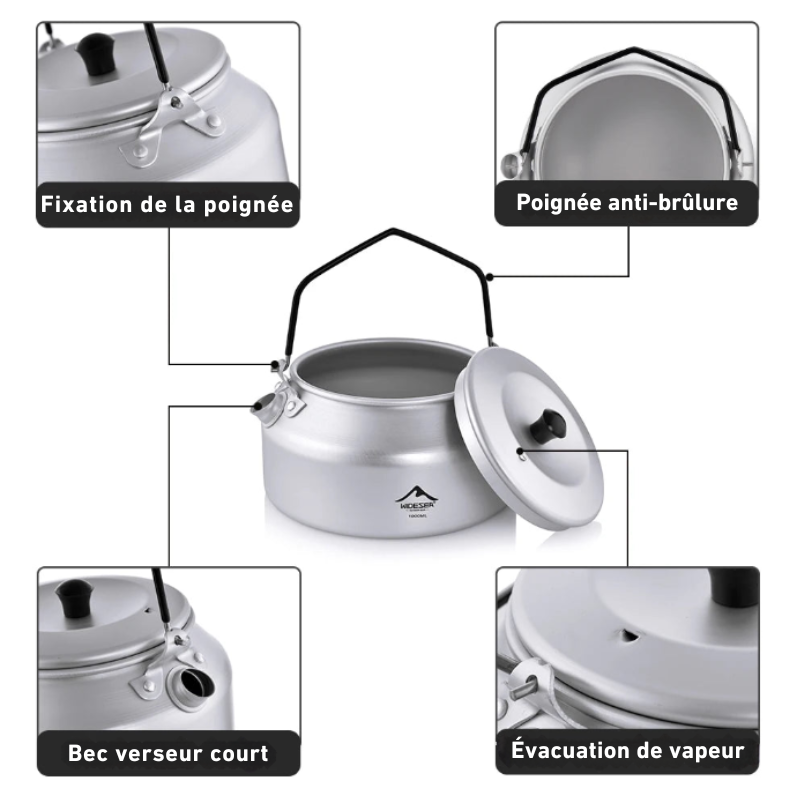 Théière de Camping 1L