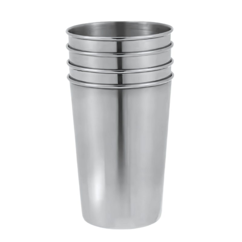 Set 4 Gobelets Inox