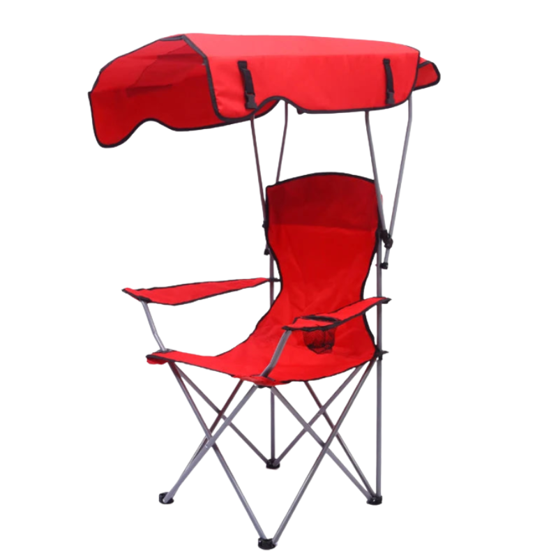 Chaise Pliante Camping avec Pare-soleil