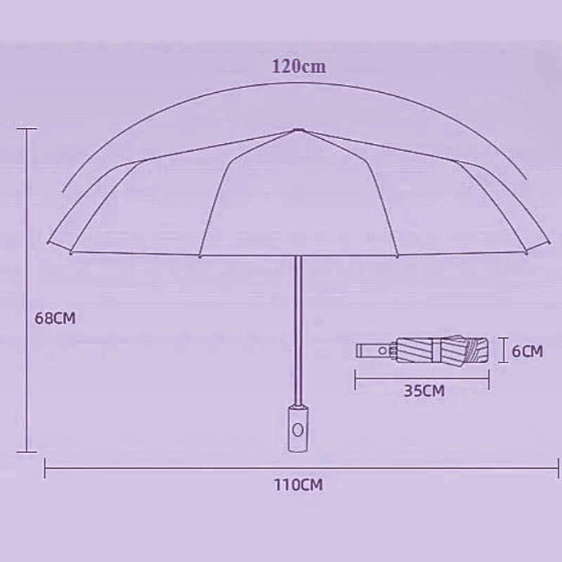 Parapluie Inversé Automatique