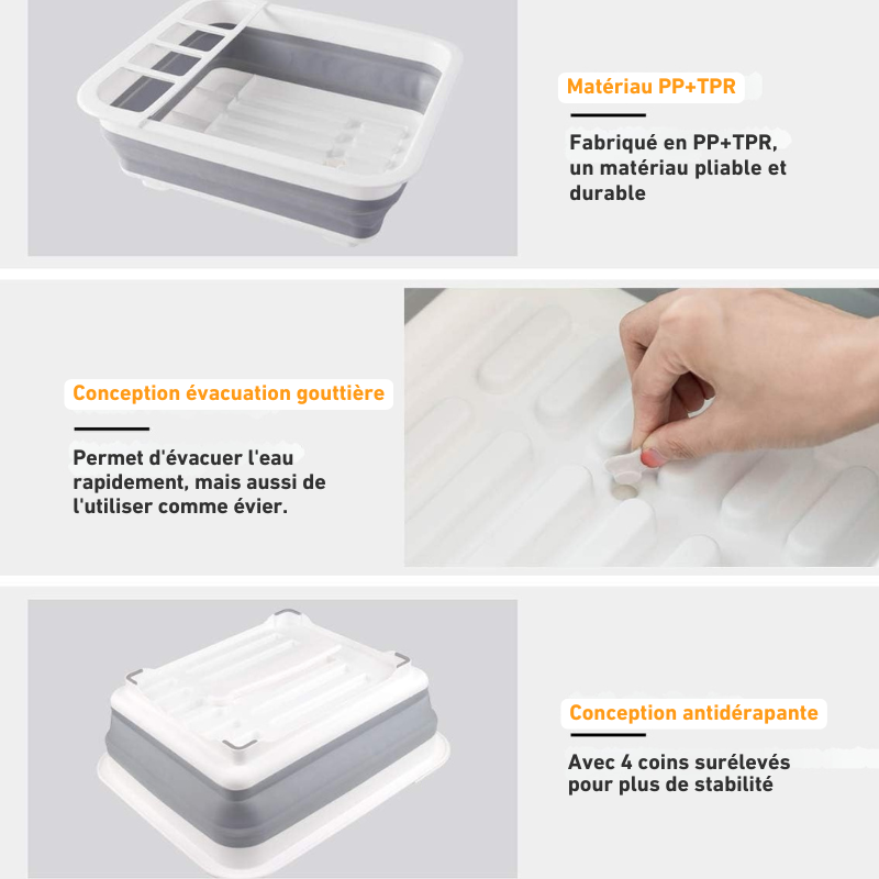 Égouttoir Pliable Camping Car