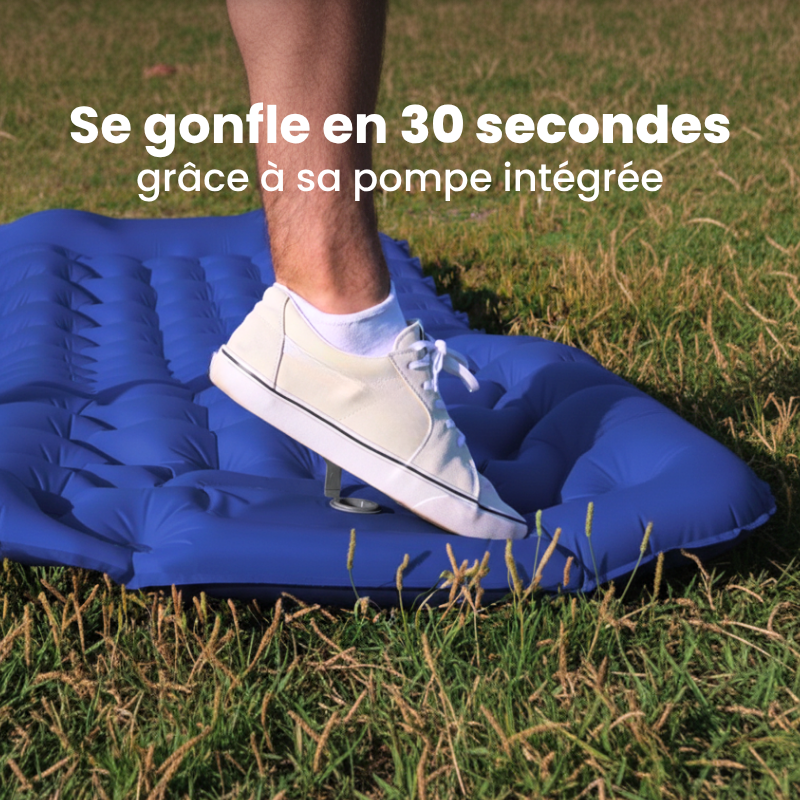 Matelas Gonflable 1 Personne avec Pompe Intégrée