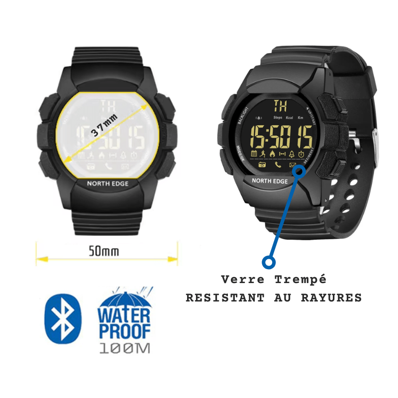 Montre Connectée Étanche résistant 
