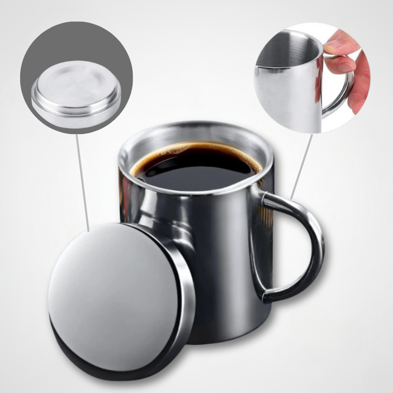 Mug Inox Double Paroi 400ml