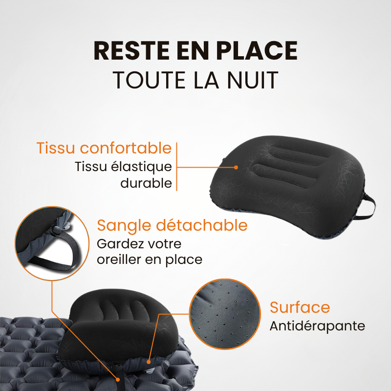 Oreiller Gonflable de Bivouac
