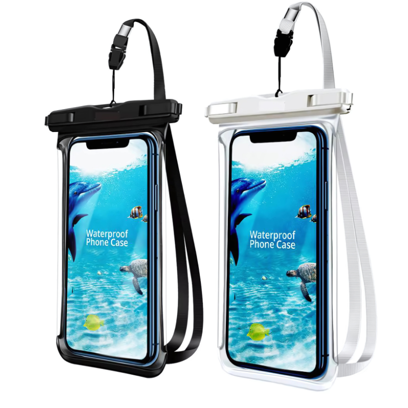 Pochette Étanche Téléphone noir et blanc