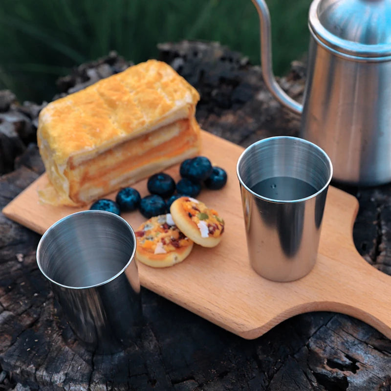 Set 4 Gobelets Inox