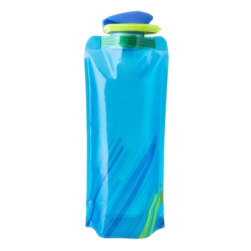 Poche à Eau Pliable 700ml Avec Mousqueton