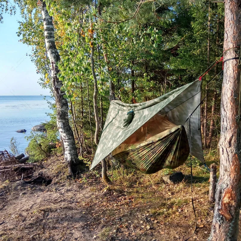 Hamac Moustiquaire Réversible Abri Tarp