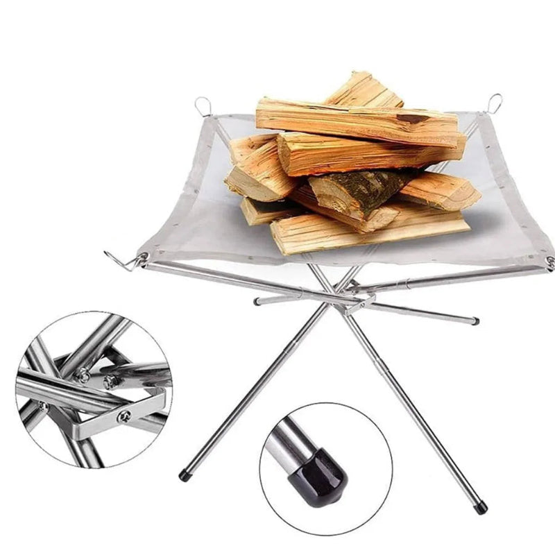Brasero Pliable pour Feu de Bois