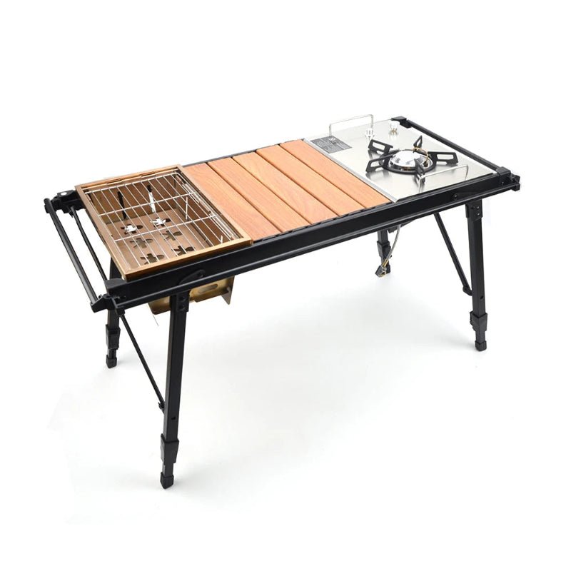 Table Haute Pliante avec réchaud et grill