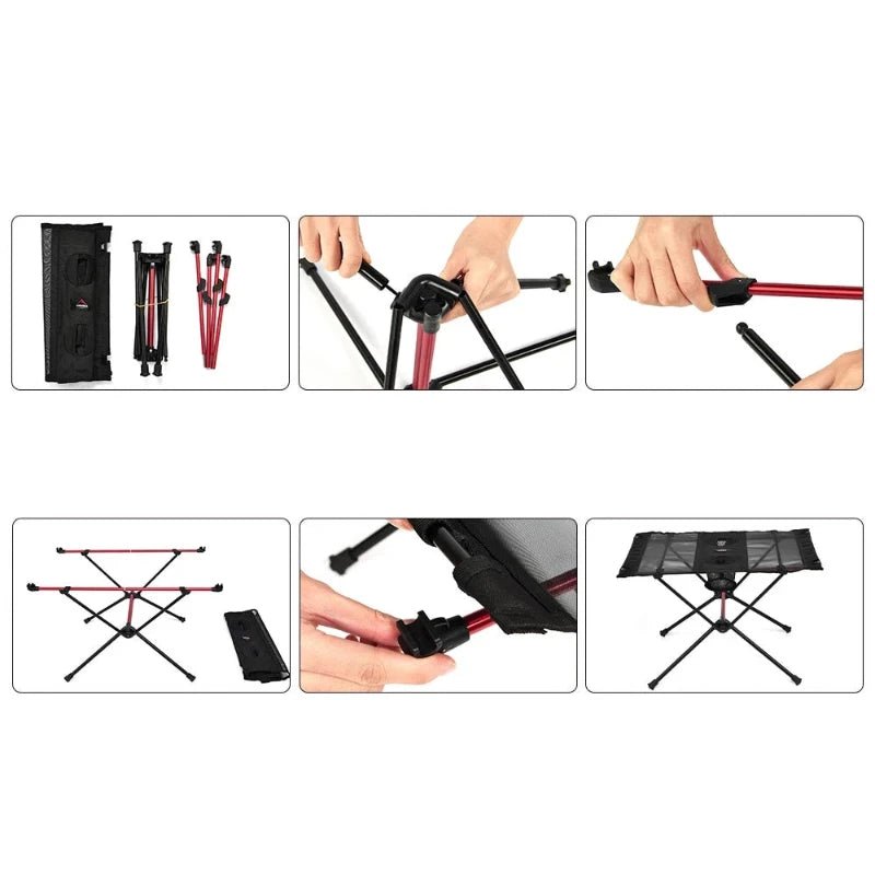 Table Pliante en Tissu dépliage
