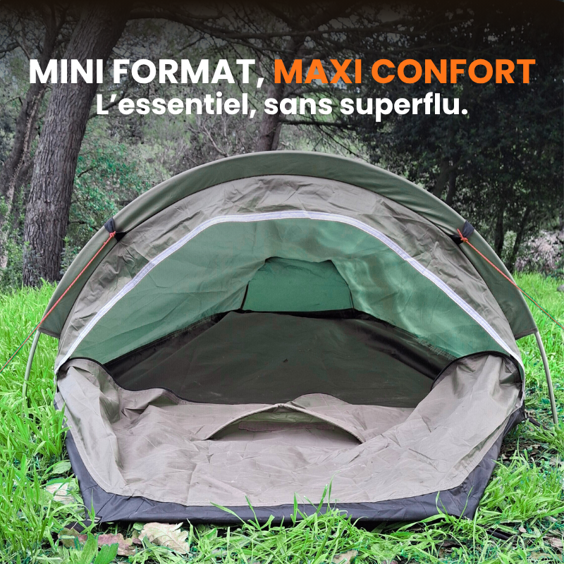 Tente Sarcophage 1 Place l'essentiel