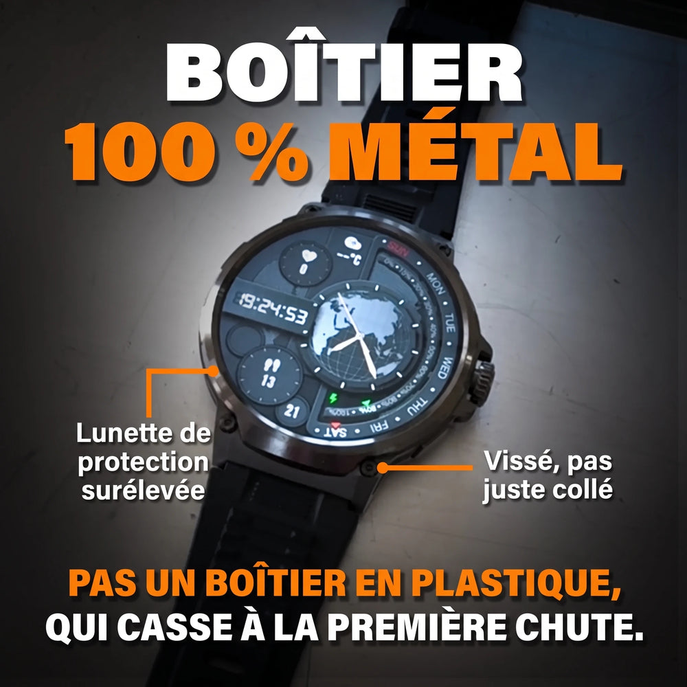 Boîtier 100 % métal