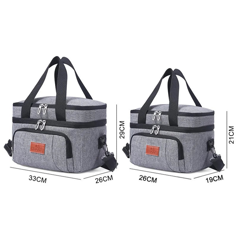 Sac Isotherme Double Compartiment